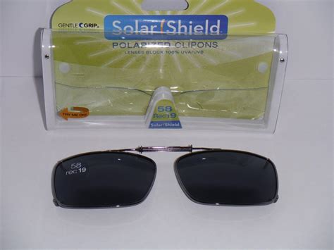 solar shield clipon recg 58 clip on sunglasses